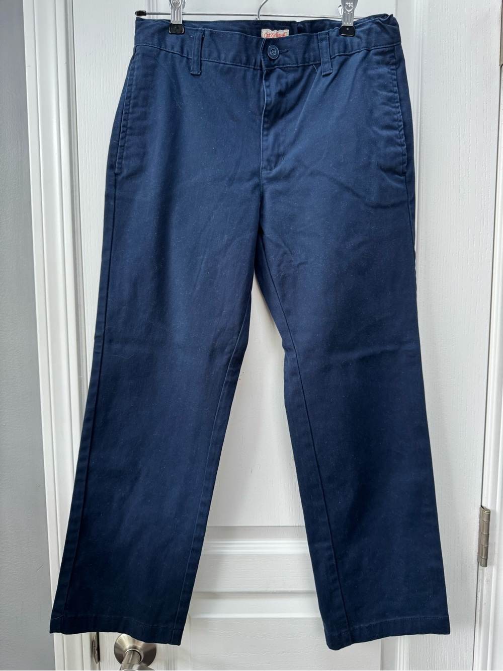 Cat & Jack Navy Straight-Leg Kids Dress Pants